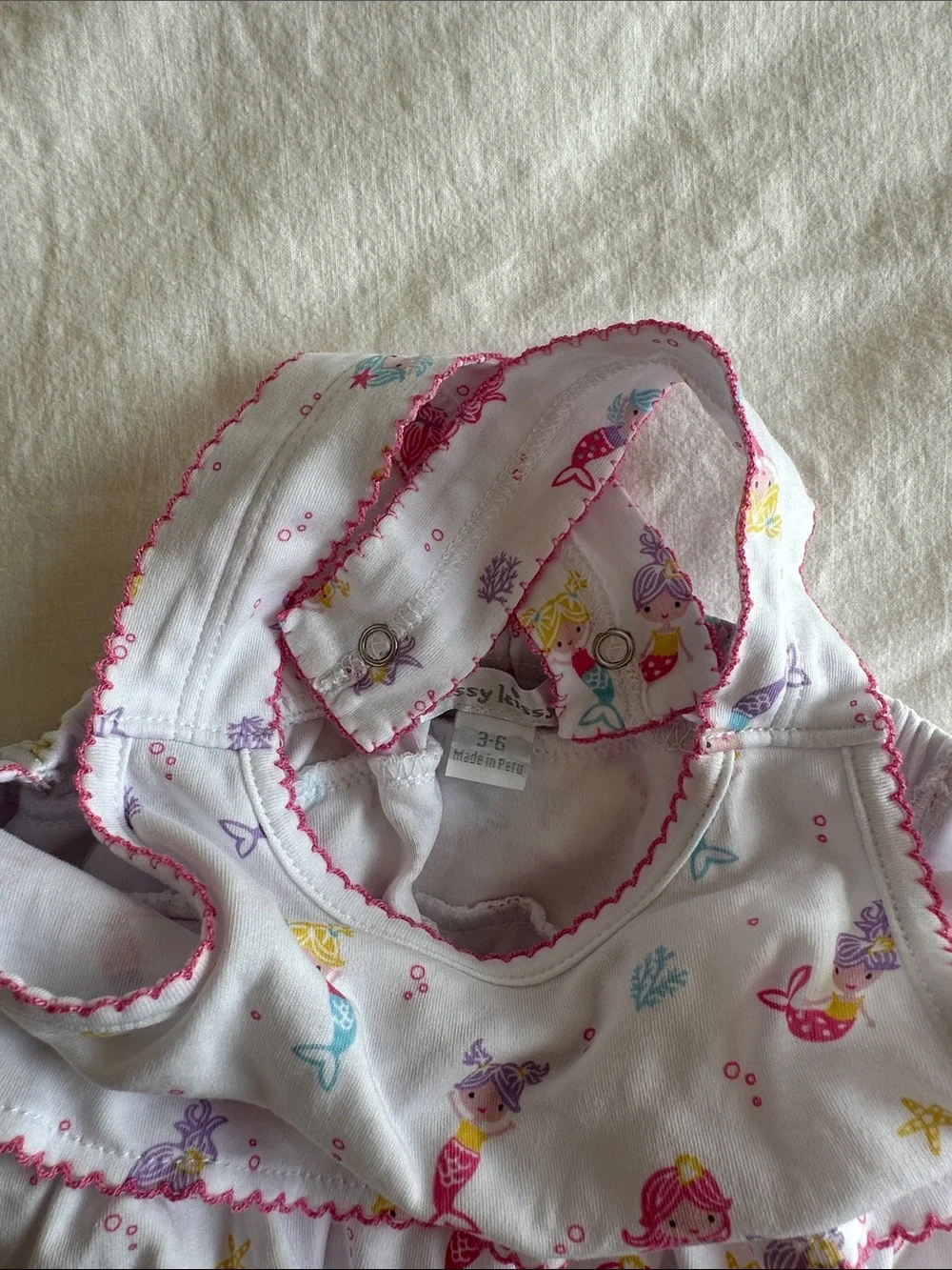 Kissy Kissy mermaid onesie romper